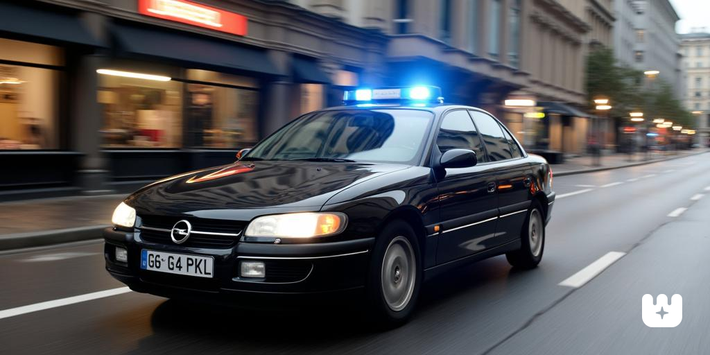 black 1994 Opel Omega B SWAT sedan with lightba....png
